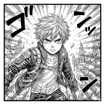 Comic style sample