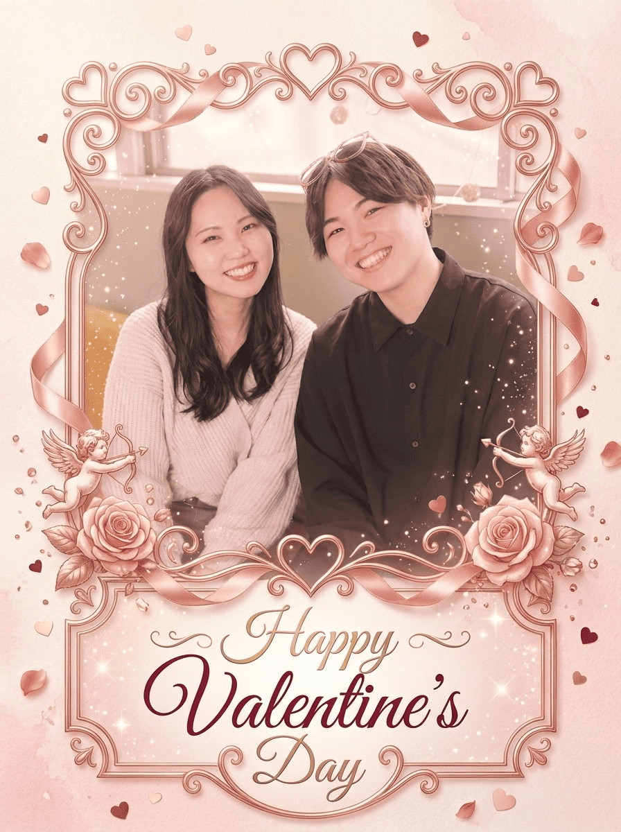 Valentine style sample